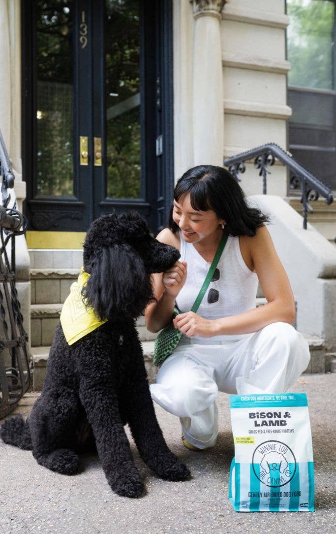 Winnie Lou Gently Air-Dried Dog Food - Bison + Lamb