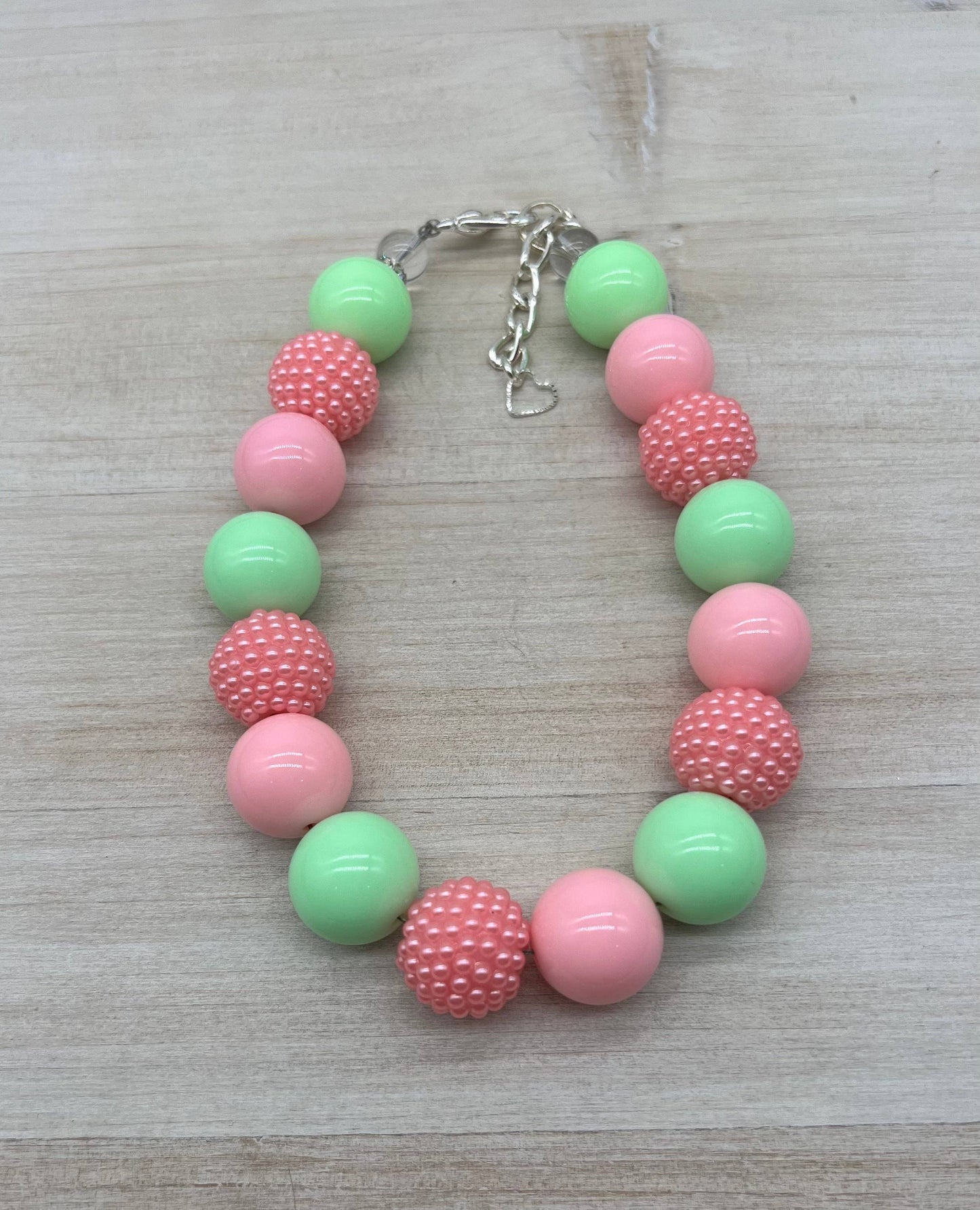 Spring Watermelon Berry / Clasp w/2" extender chain