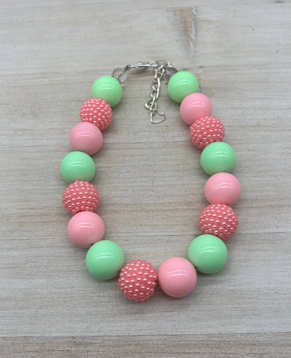 Spring Watermelon Berry / Clasp w/2" extender chain