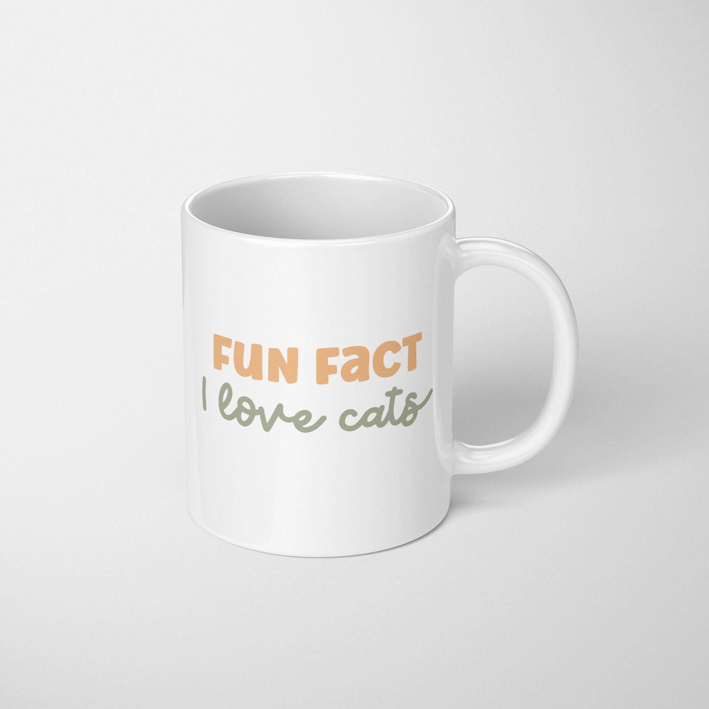 Fun Fact: I Love Cats Mug