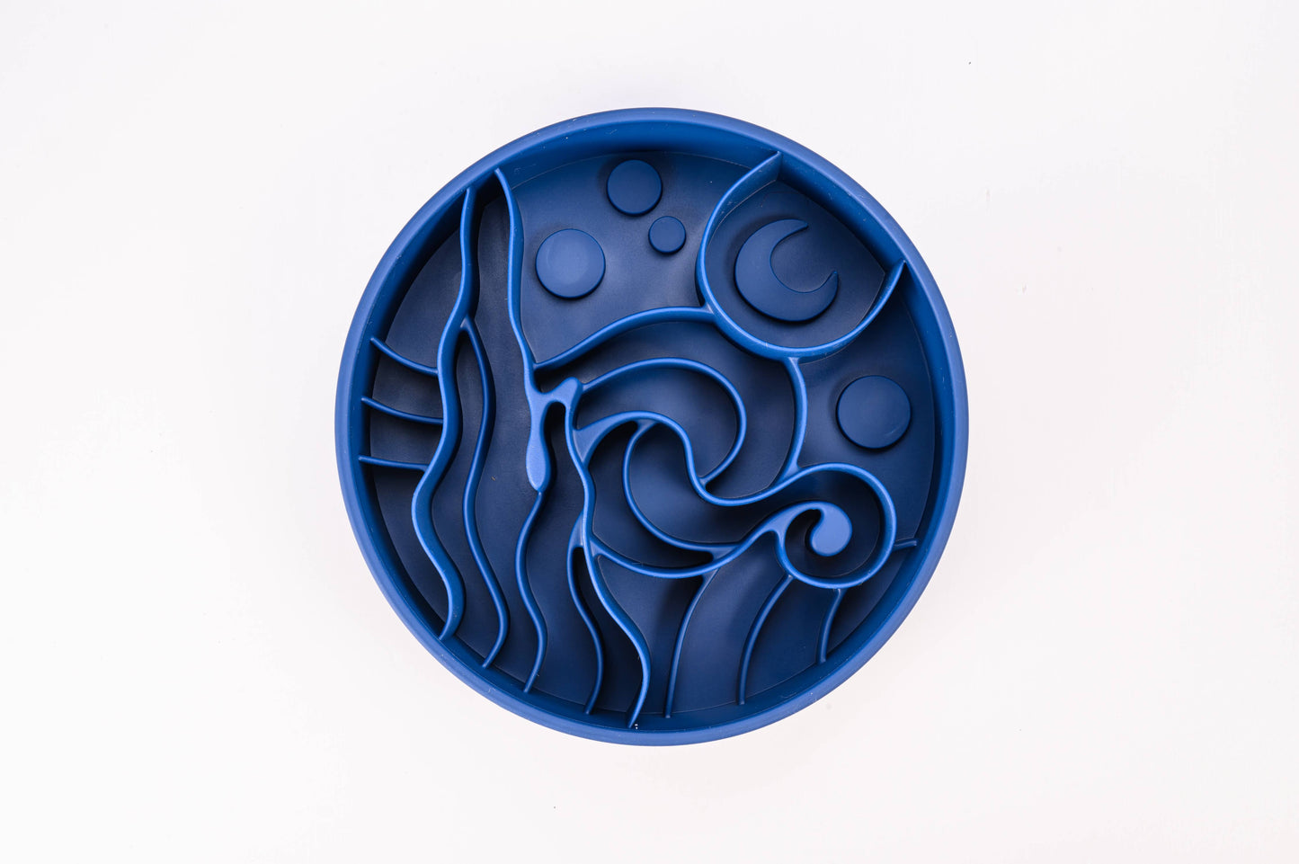 Starry Night Slow Feeder Bowl: Midnight