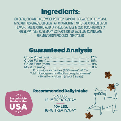 Cran U Say Chicken Crunchy Cat Treats