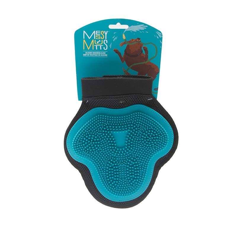 Messy Mutt Reversible Silicone Pet Grooming Glove
