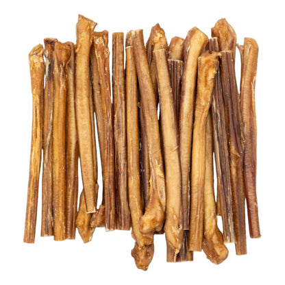 Natural Beef Bully Stick Dog Treats - 12" Thick