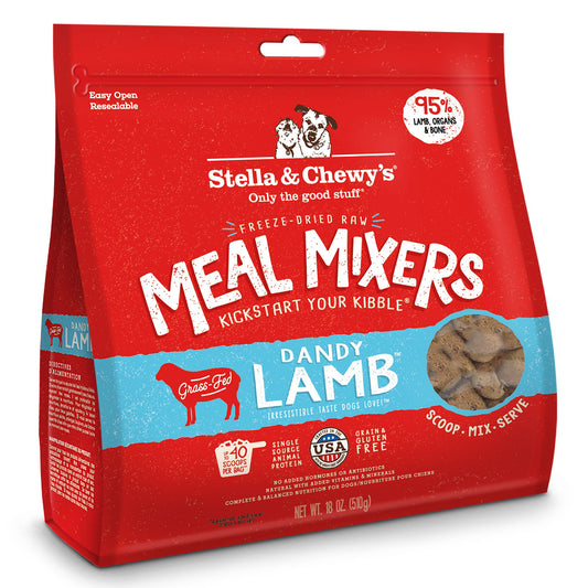 Stella & Chewy Meal Mixers Lamb FD Dog Food 18 oz