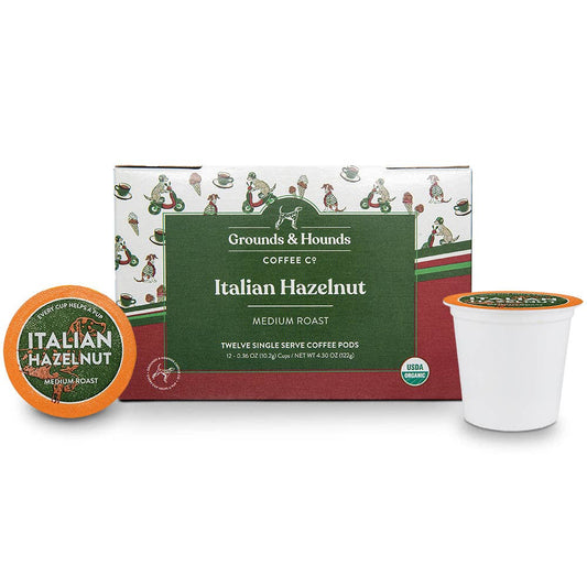 Italian Hazelnut 12 count Coffee pods