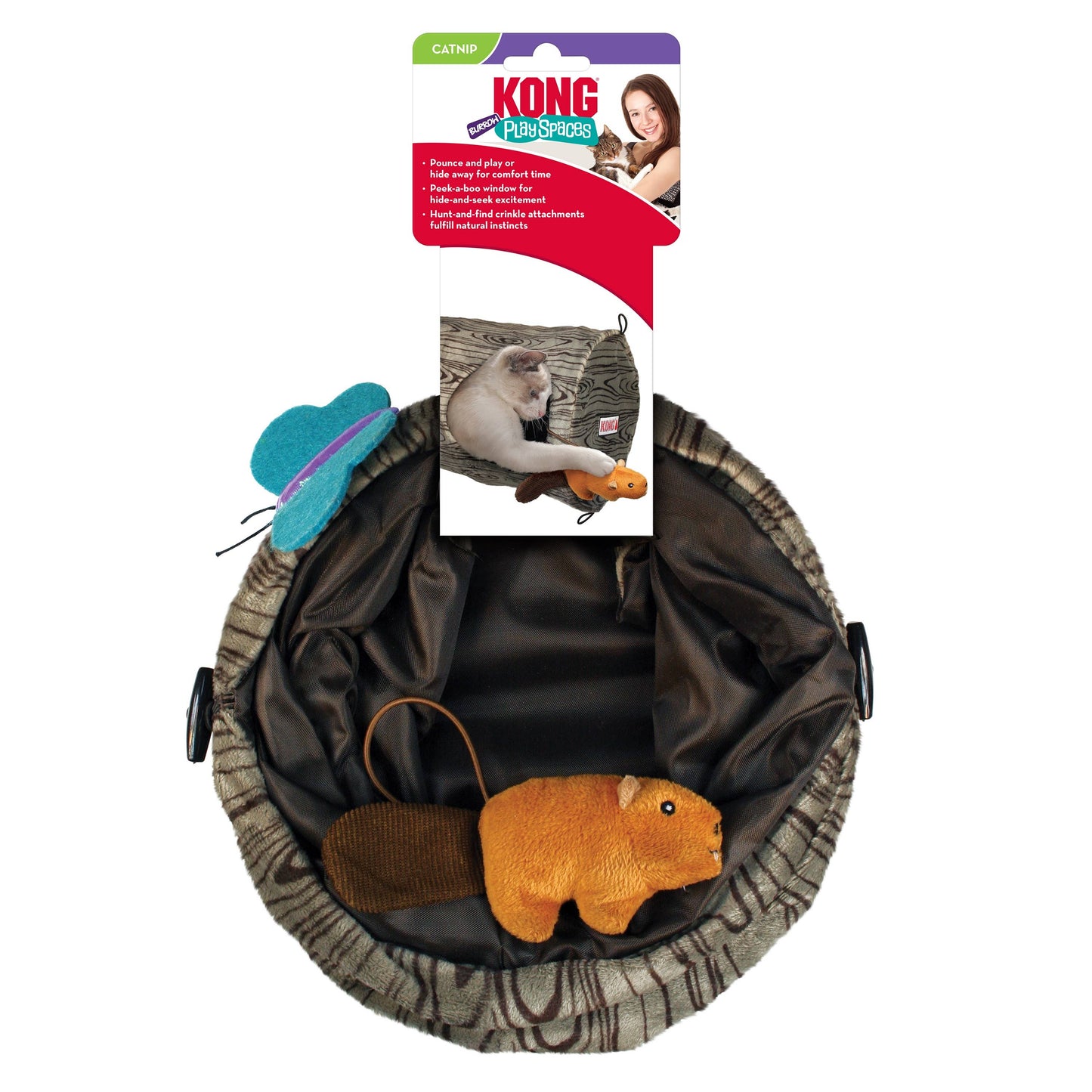 KONG® Play Spaces Burrow Cat Toy