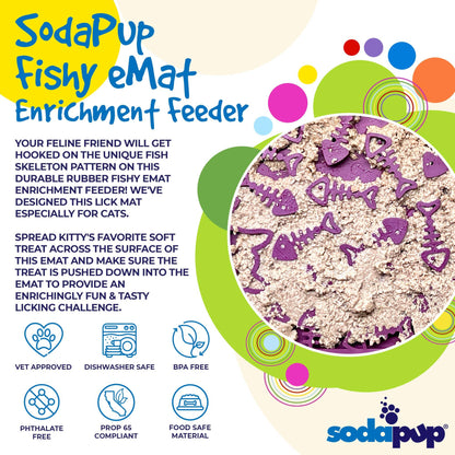 Fishy Design eMat Enrichment Lick Mat