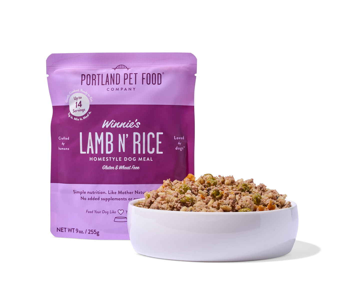 Winnie's Lamb N' Rice Human Grade Fresh Wet Food Dog Pouches