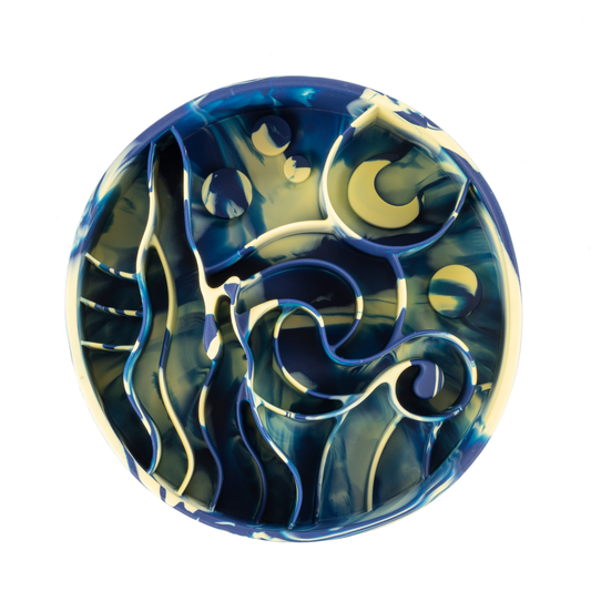 Starry Night Slow Feeder Bowl: Celestial
