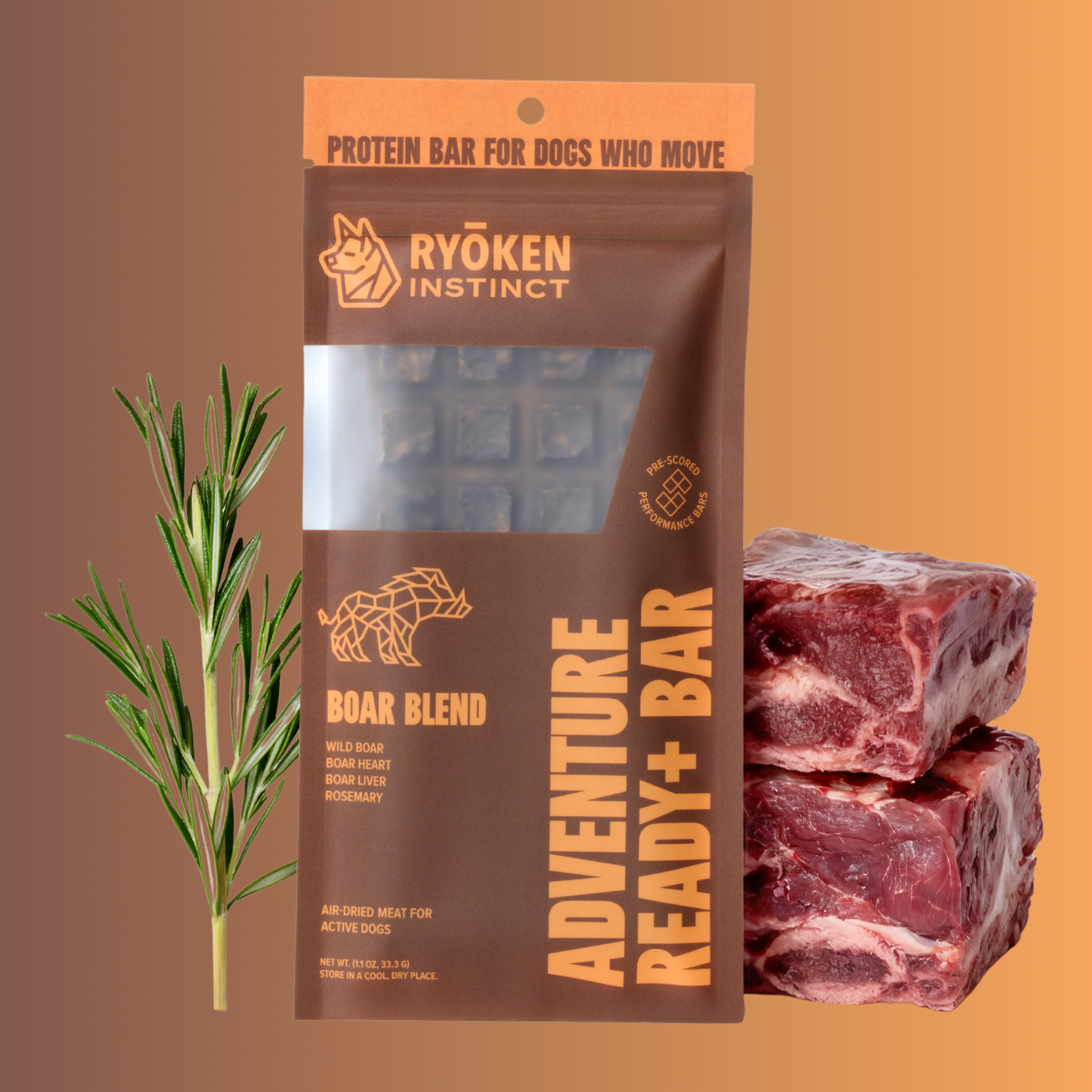 Ryoken Boar Treat & Snack Bar for Dogs