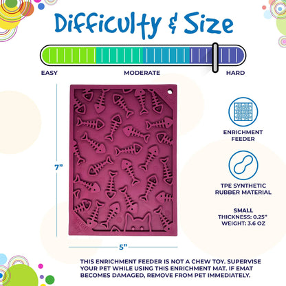 Fishy Design eMat Enrichment Lick Mat