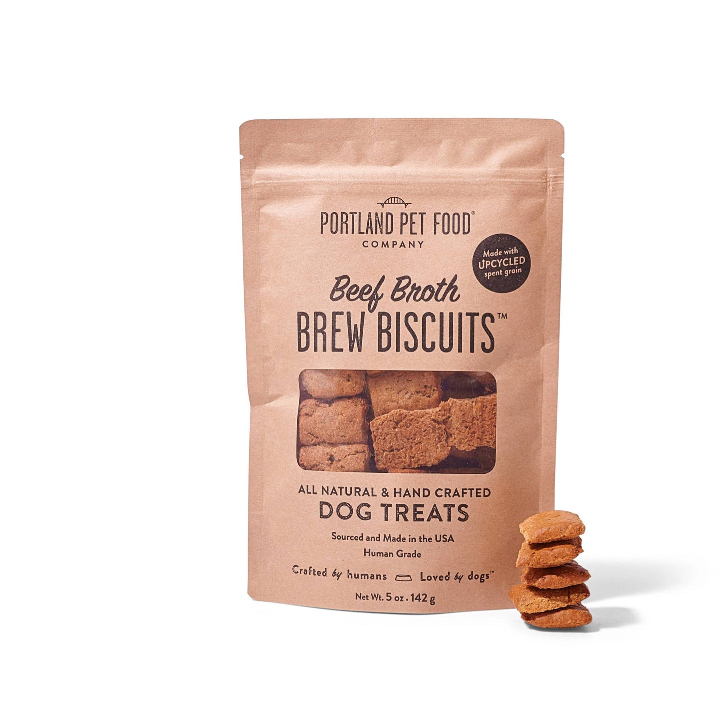 Portland Pet Beef Broth Brew Dog Biscuits
