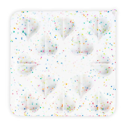 Confetti Heart Shape Silicone Bake and Freeze Dog Treat Molds