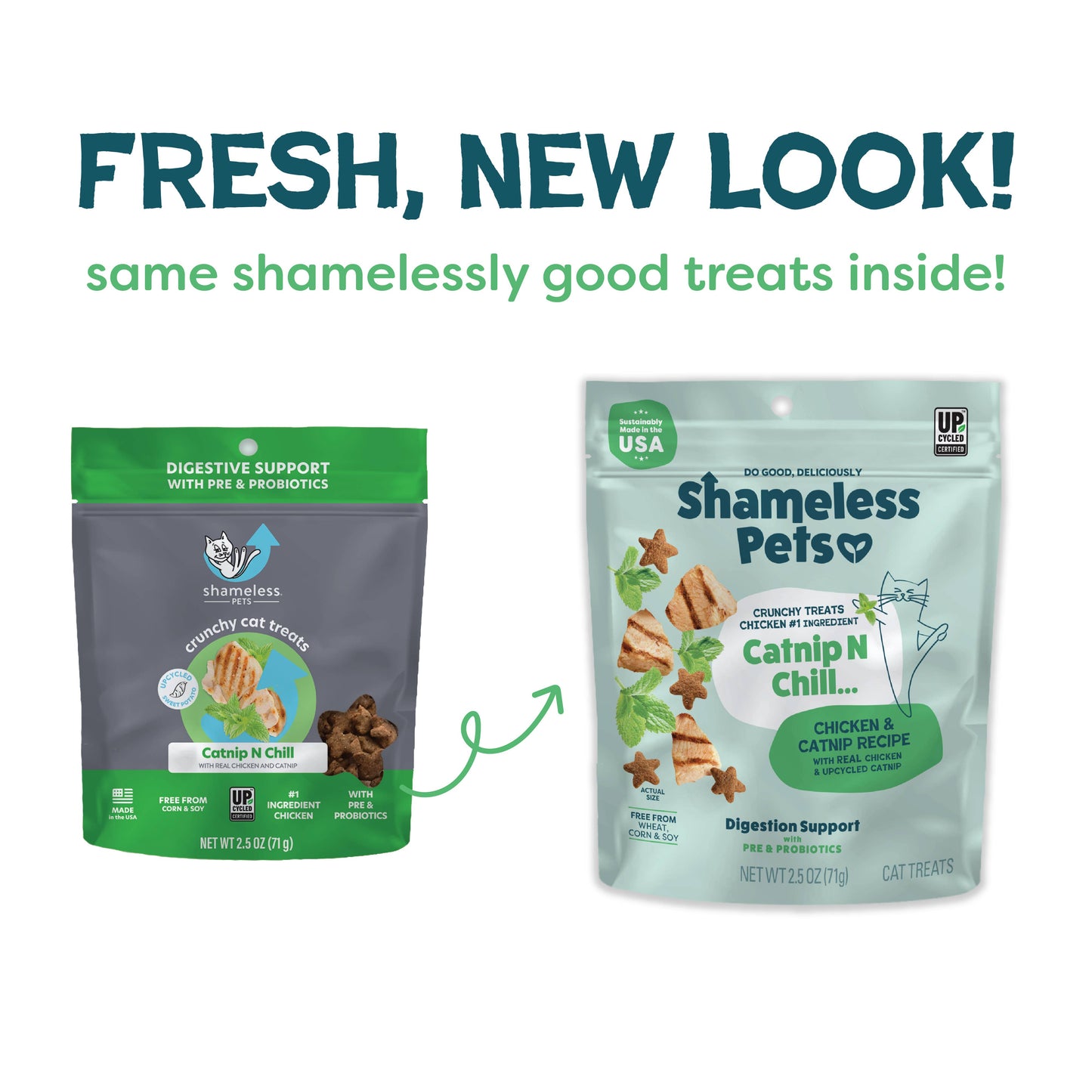 Catnip N Chill Crunchy Cat Treats - Chicken