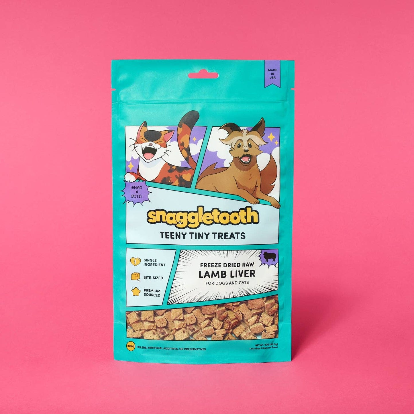 Snaggletooth Lamb Liver - Dog Treats