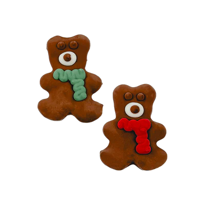 Bundled Up Bears Dog Cookies 2 ct