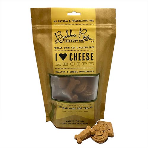 I Heart Cheese Biscuit Dog Treats