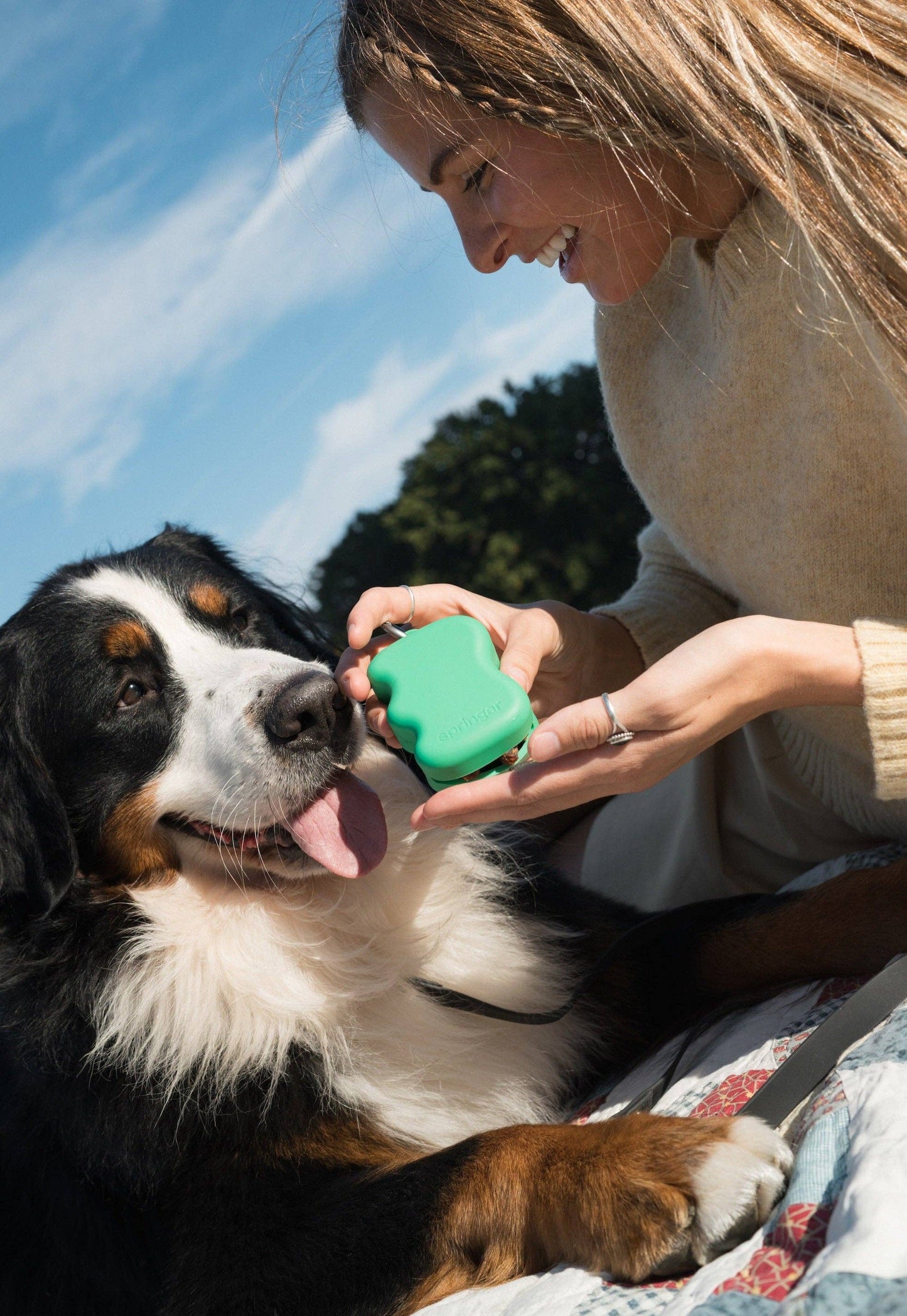 Springer Squeeze Silicone Dog Treat Dispenser