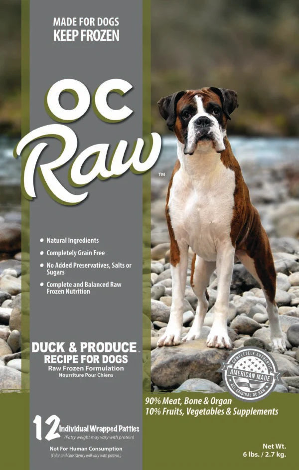 OC Raw Frozen Patties Dog Food 6lb