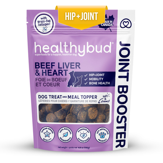 Healthybud's Functional Beef Dog Treats: 4.6oz