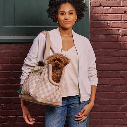 Transit Tote Dog Carrier - Two Sizes Available: Sand / Small