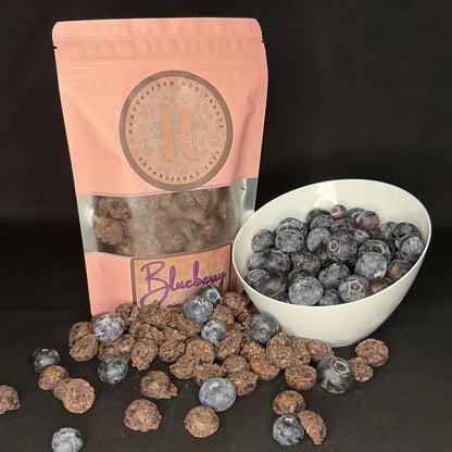 Raynee Day Treats- Mini Blueberry Crunchies