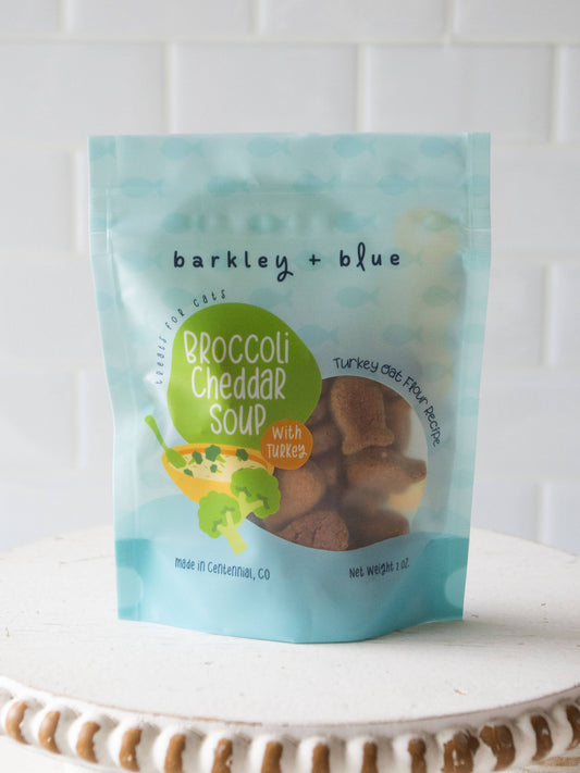 Broccoli Cheddar Soup Cat Treats - Cat Treat Biscuits