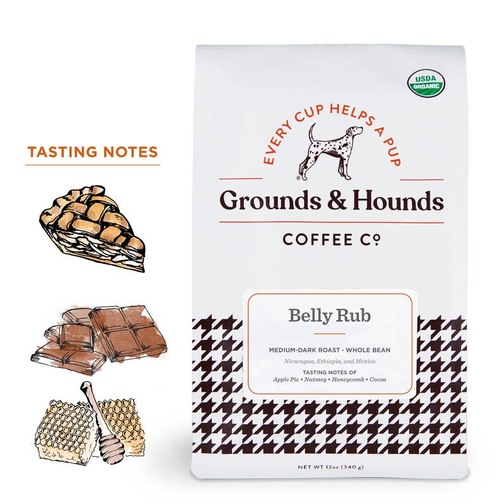 Belly Rub Blend Ground Coffee: Whole Bean