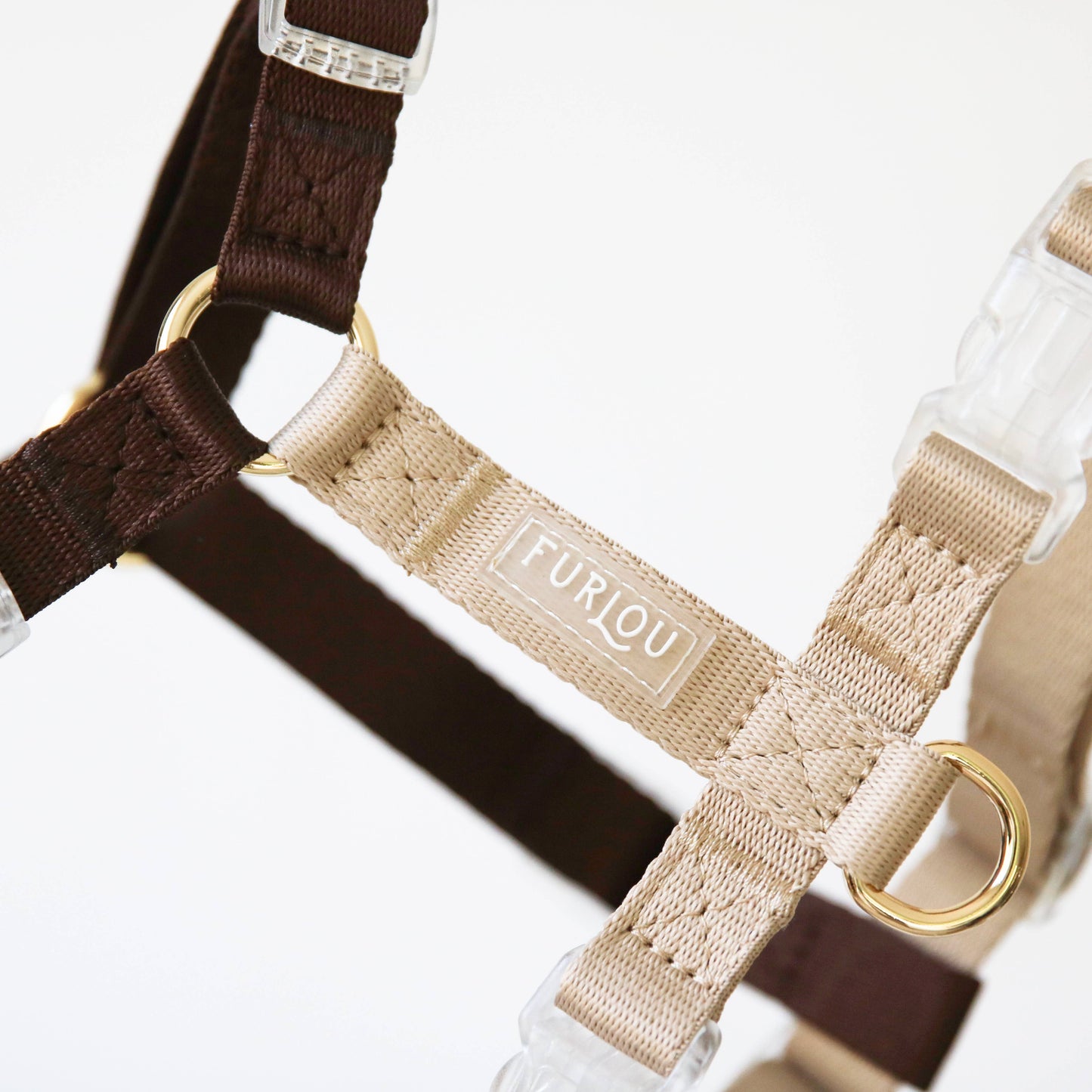 Brown + Tan - Dog Harness