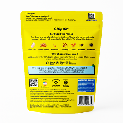 Chippin Training Bites Fish Sweet Potato Cranberry Soft Dog Treats