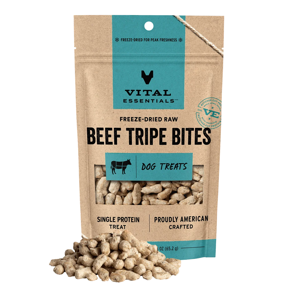 Vital Essentials Beef Tripe Bites Dog Treats