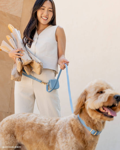 Malibu Blue Snap Dog Treat Pouch