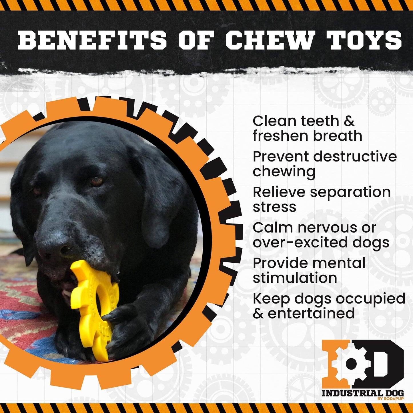 Nylon Circular Saw Blade Chew Toy