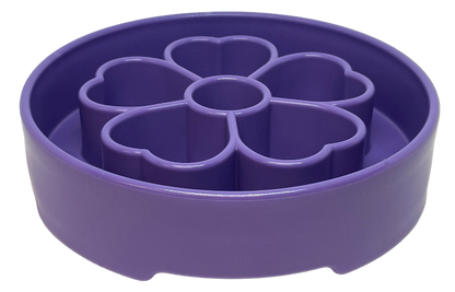 Flower Slow Feeder Bowl for Dogs: Flower Bowl - Pink