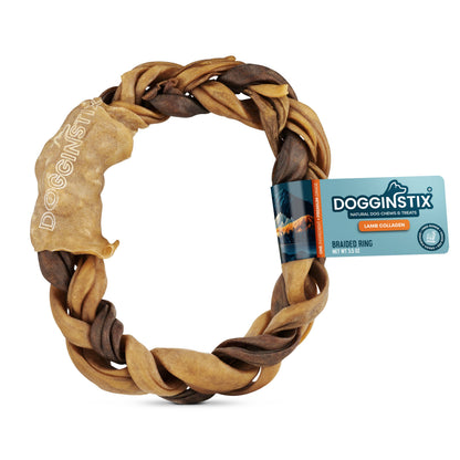 Braided Sticks Lamb Collagen Ring