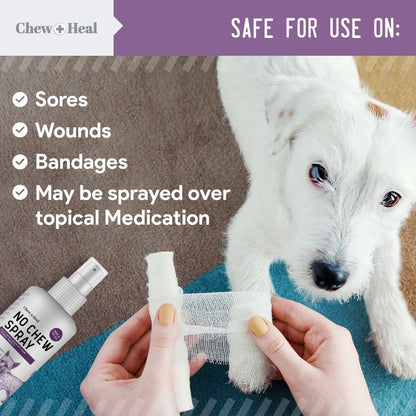 No Chew Spray For Dogs & Cats| Dogs Anti Chew Spray| Chew + Heal