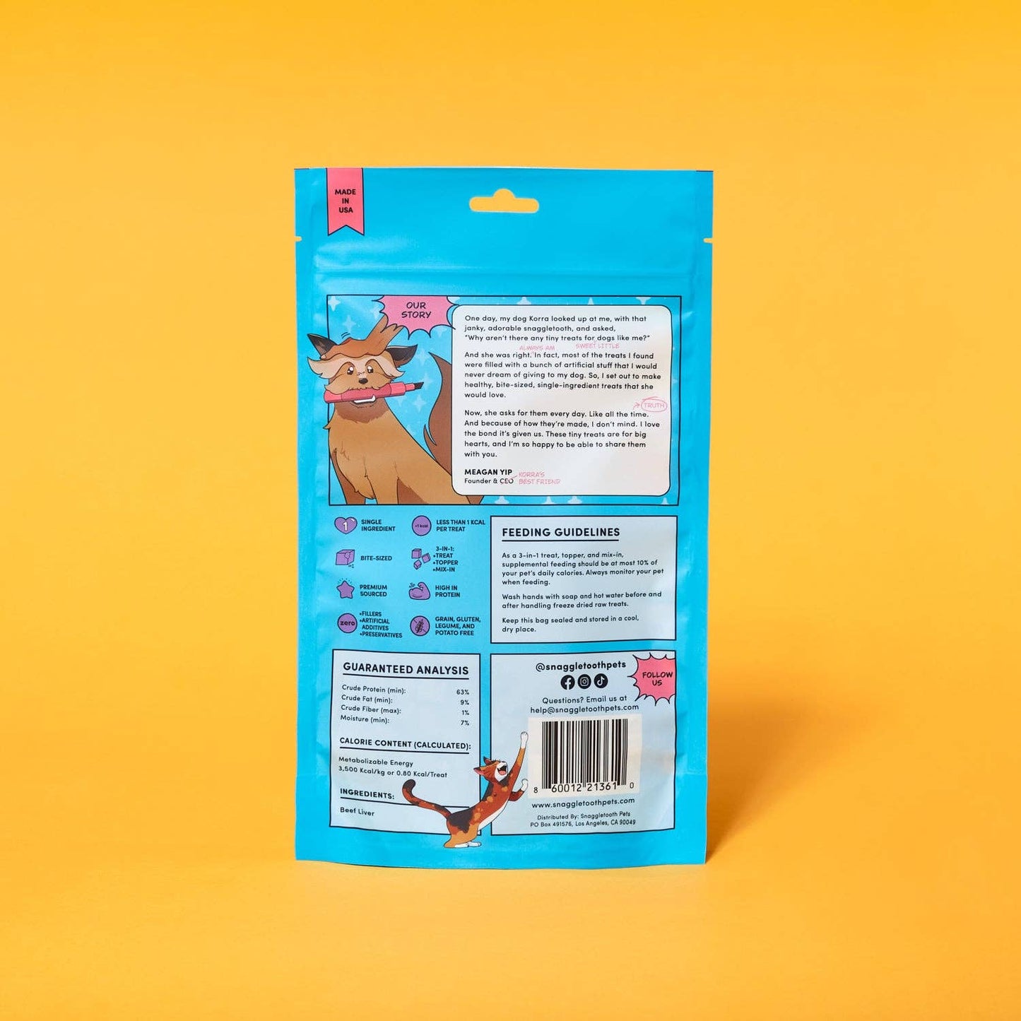 Snaggletooth Beef Liver - Dog Treats