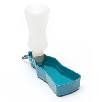 Messy Mutt Plastic Dog Water Dispenser: Blue