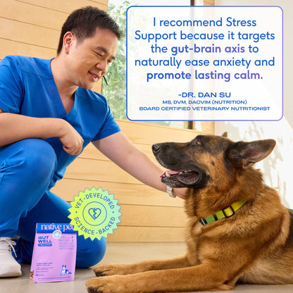 Native Pet GutWell Stress Support, Stress Relief & Calming