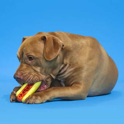 Bark Super Chewer hot dog