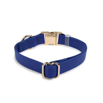 Signature Navy Waterproof Dog Collar