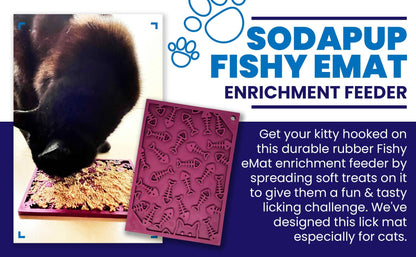 Fishy Design eMat Enrichment Lick Mat
