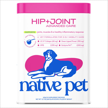 Hip+Joint Advanced Care Powder Joint, Muscle & Inflammation: 30 scoops