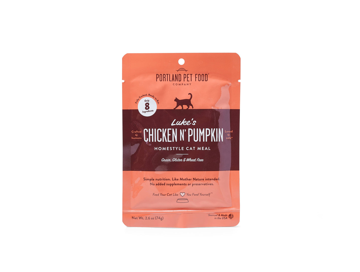 Portland Pet Food Luke's Chicken N' Pumpkin Human Grade Fresh Wet Food