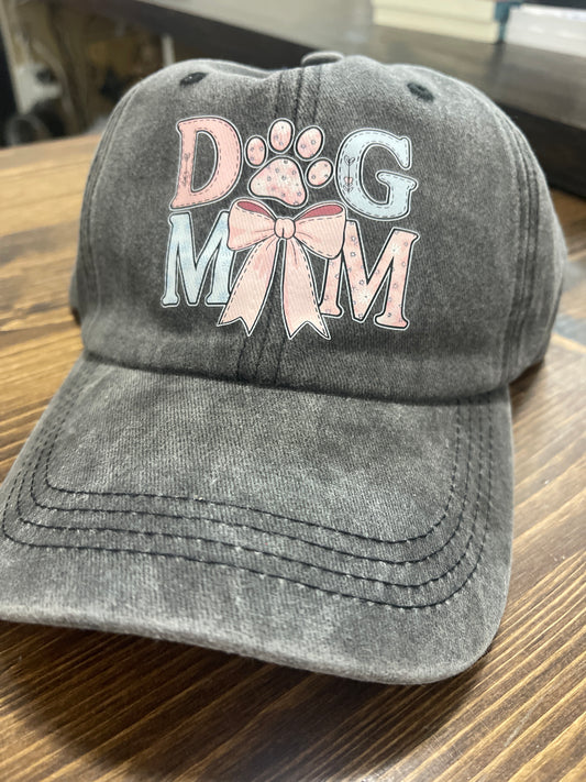 Dog Mom Bow Hat