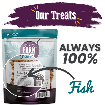 Fish Crumbles Cat Treats