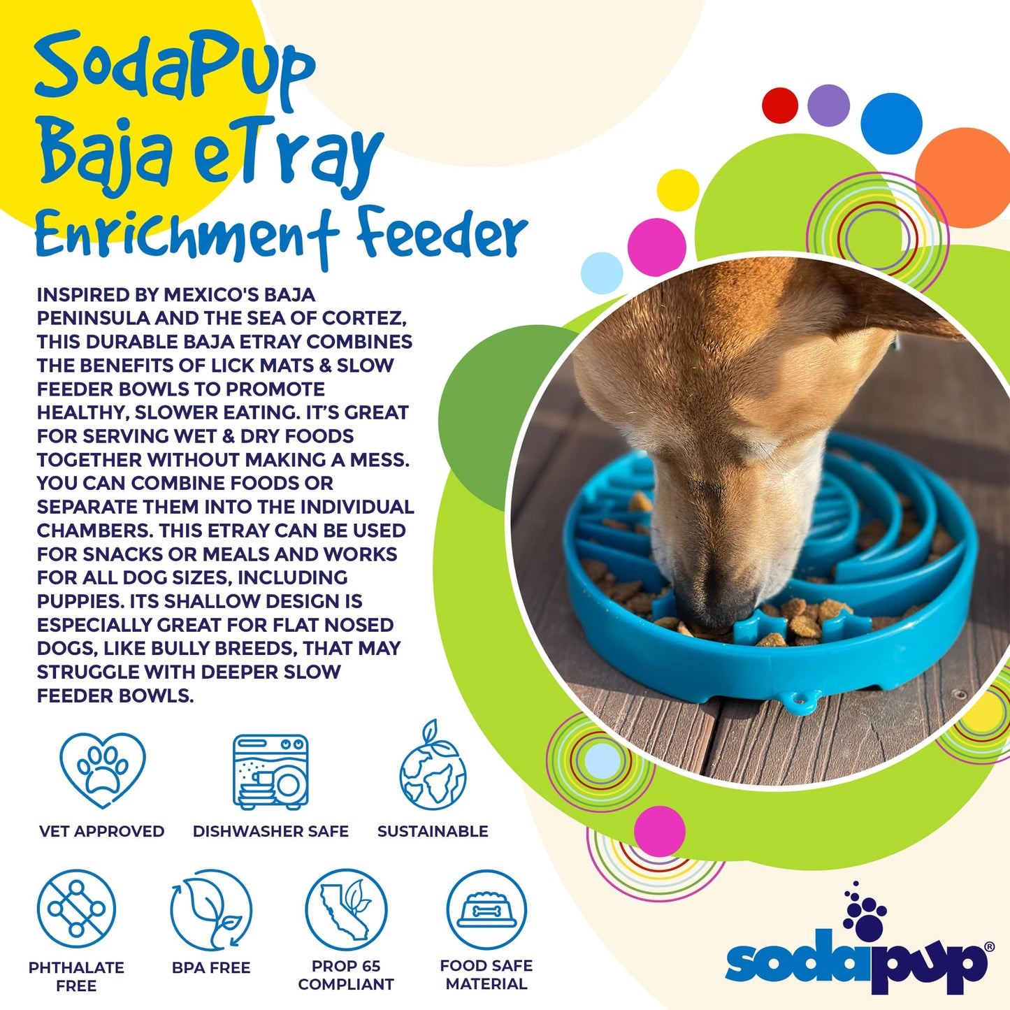 Baja Design  Slow Feeder Bowl for Dogs