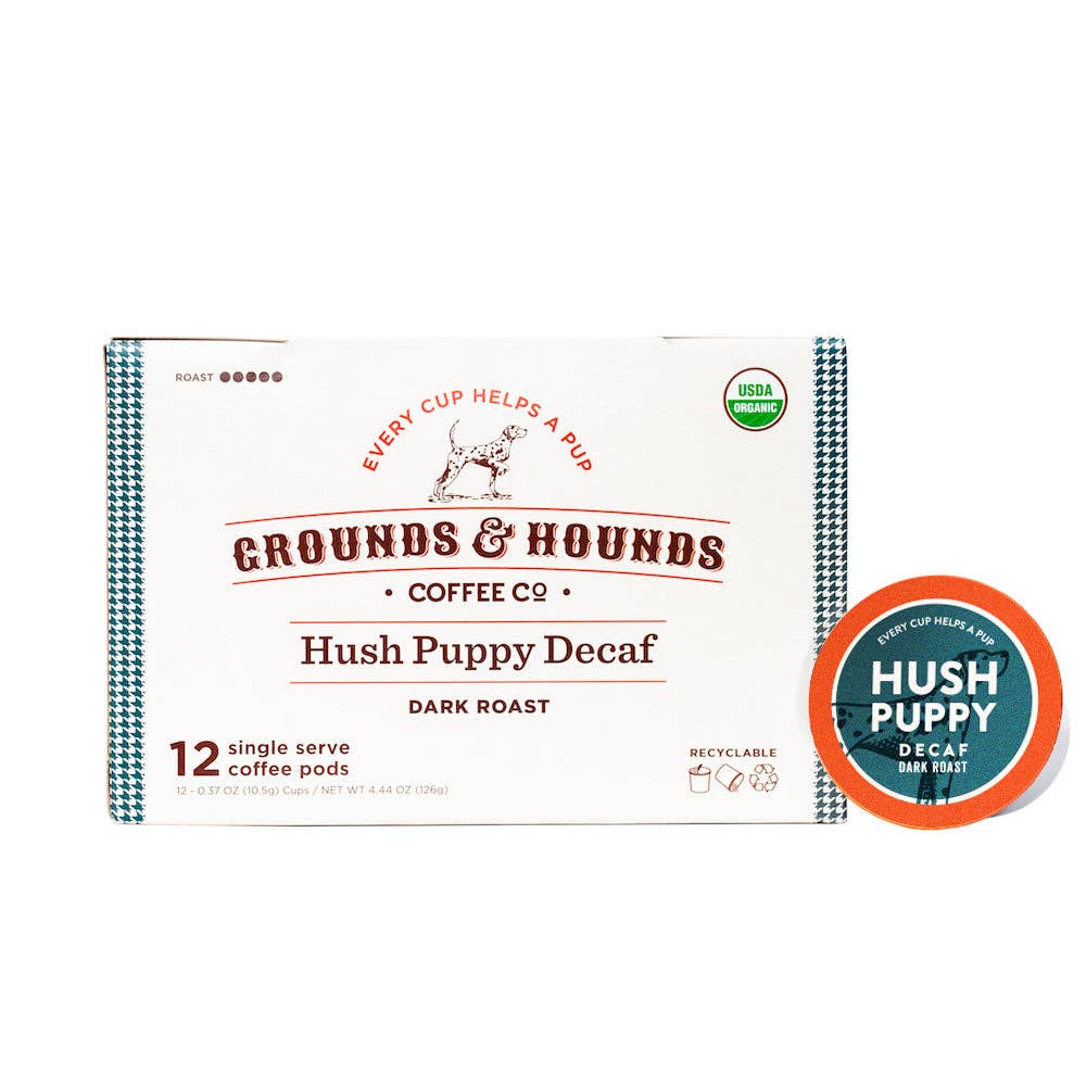 Hush Puppy Decaf Single Serve Coffee Pods