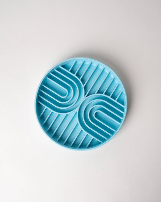 Slow Feeder for Dog Food, Lick Mat: Blue
